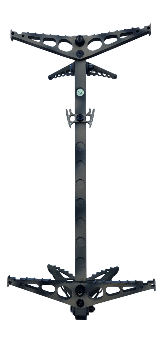 Shadow 16 Climbing Stick (comes standard with 1/8" x 8' Amsteel attachment rope.  Custom fit aiders sold separately)