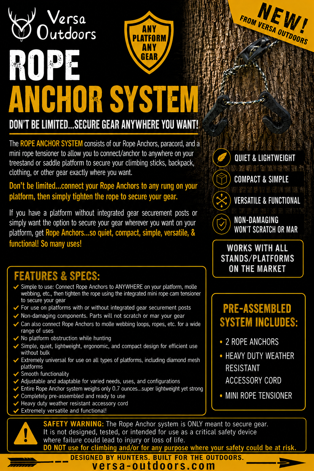 Rope Anchor System